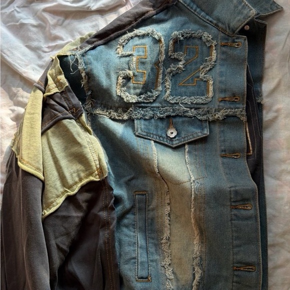 POL Multicolor Patchwork Denim Jacket - Picture 4 of 4